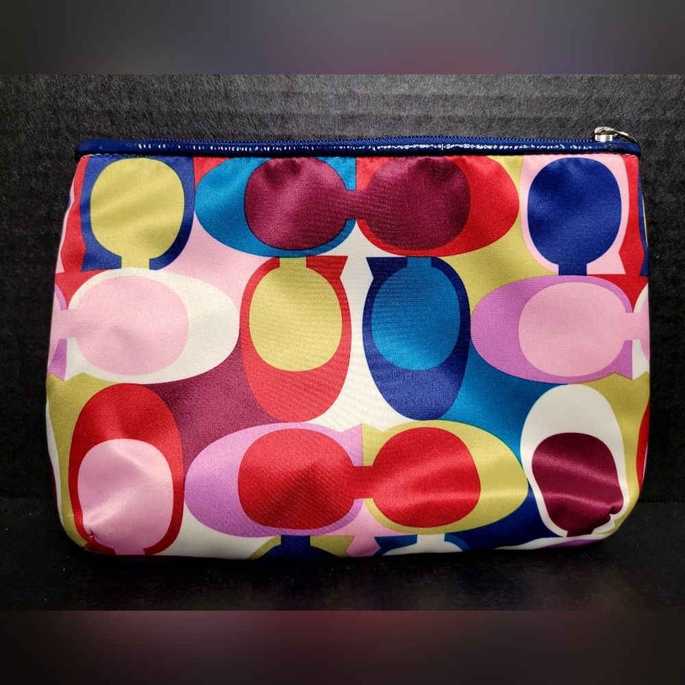 Coach Multicolor Scarf Print Signature C's Cosmet… - image 3